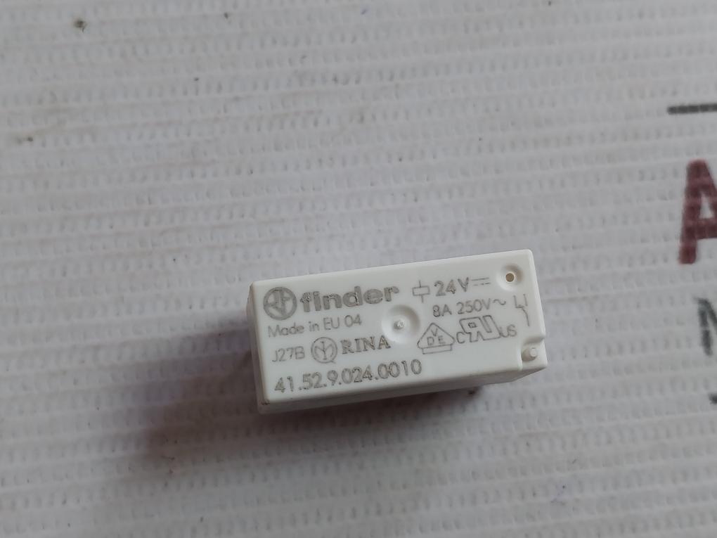 Lot of 5X FINDER 41.52.9.024.0010 PCB Mount Relay 8A 250V- 24V J27B