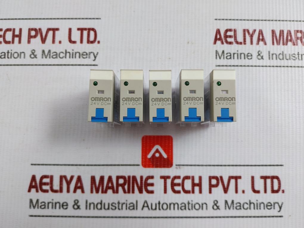 Lot Of 5X G2R-2-sni(S) Plug-in Electromagnetic Power Relay 24Vdc Omron