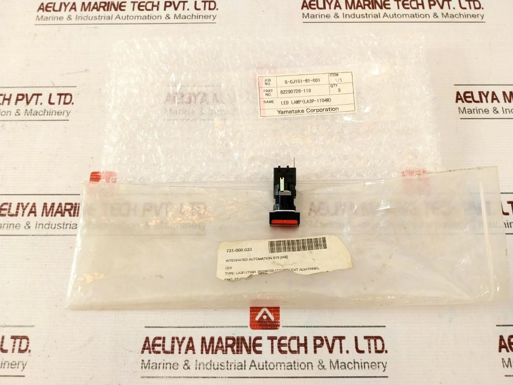 Lot Of 5X Idec La-t00 Pushbutton Contactor 82290726-119 28V Max Dc 24V