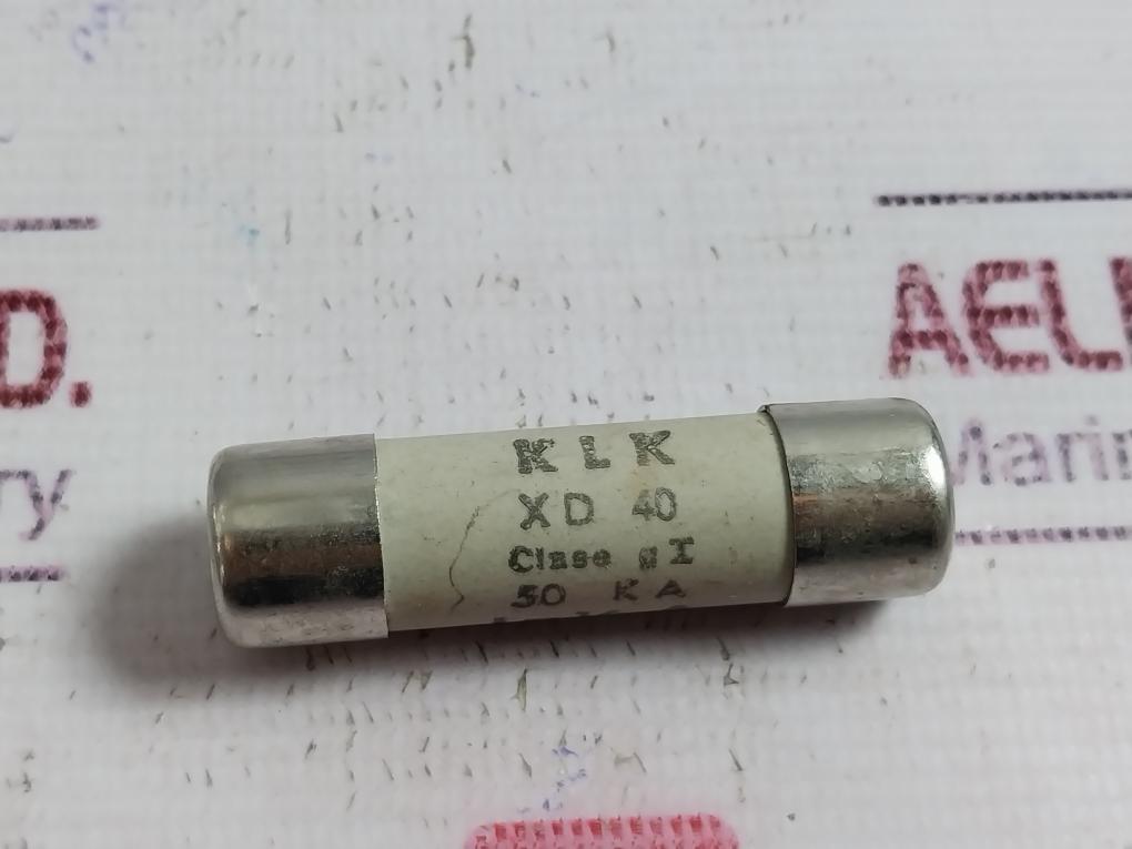 Lot Of 5X Klk Xd 40 Cylindrical Fuse Class G 50 Ka 500V~A