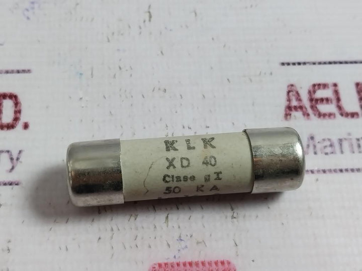 Lot of 5X KLK XD 40 Cylindrical Fuse Class G 50 KA 500V~