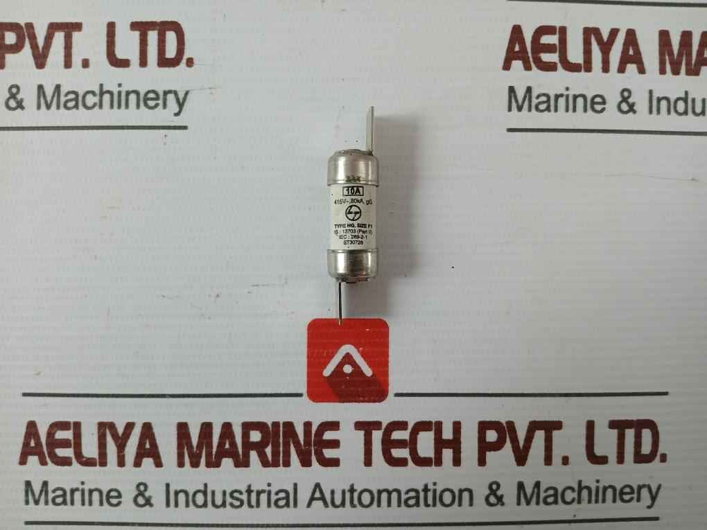 Lot Of 5X L& T St30728 Hrc Fuse Link 10A 415V Clip-in Type