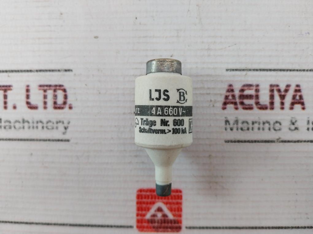 Lot of 5X Lindner LJS D-Fuse Links 4A/660V