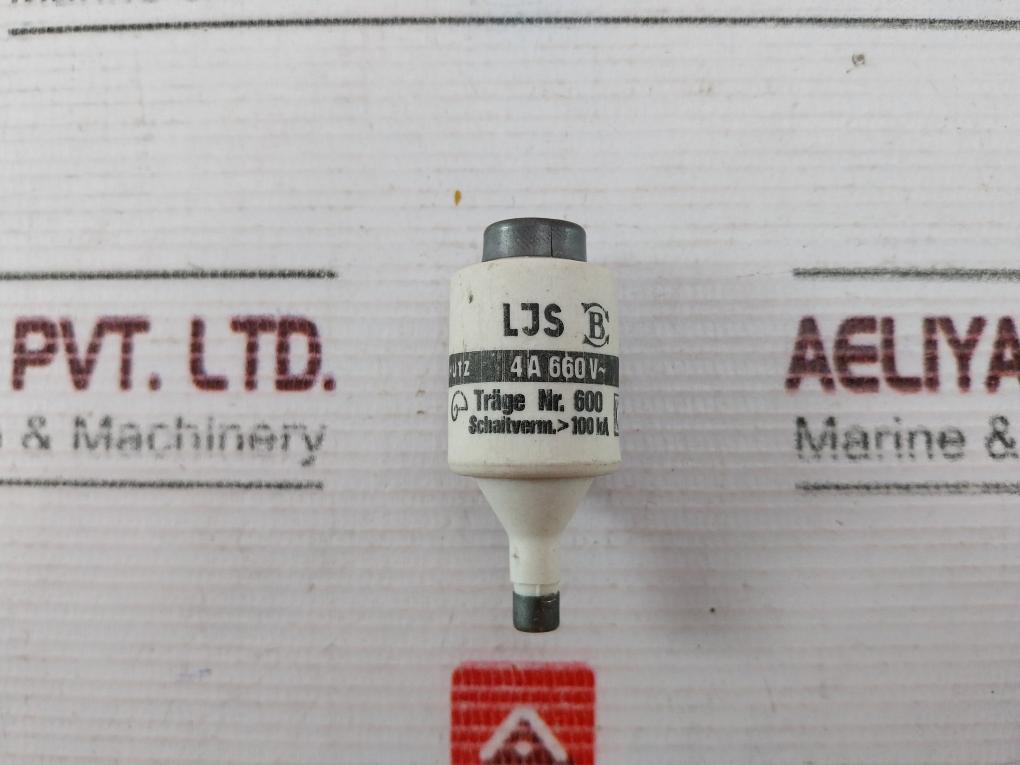 Lot Of 5X Ljs 4A 660V Ac Bottle Fuse 100 Ka