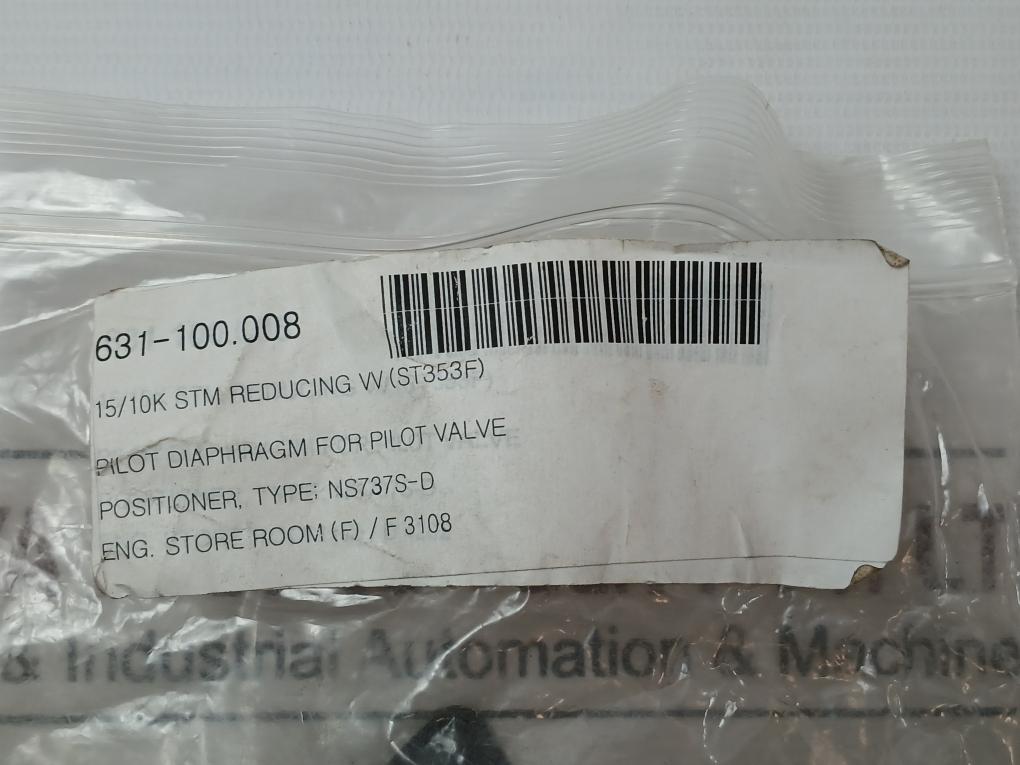 Lot Of 5X Nakakita Seisakusho Ns737S-d Positioner Diaphragm For Pilot Valve