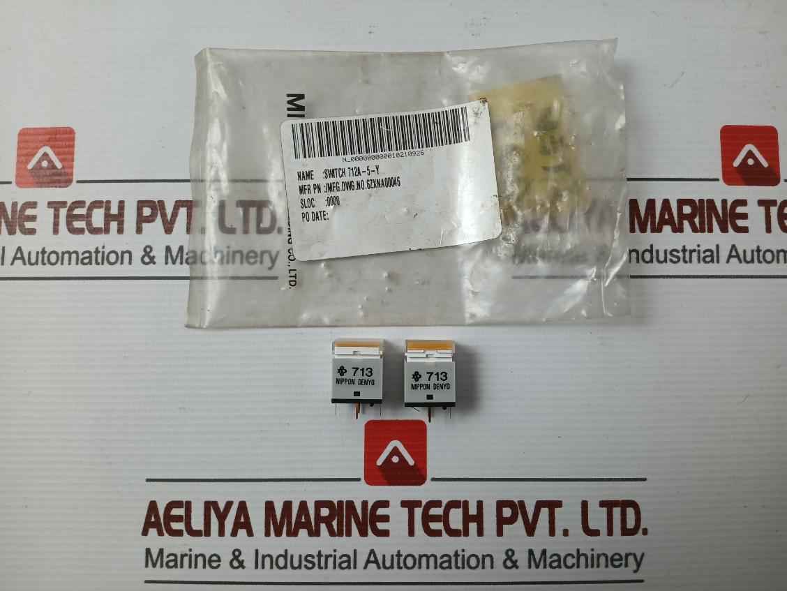 Lot Of 5X Nippon Denyo 713 Switch 712A-5-y With New Condition