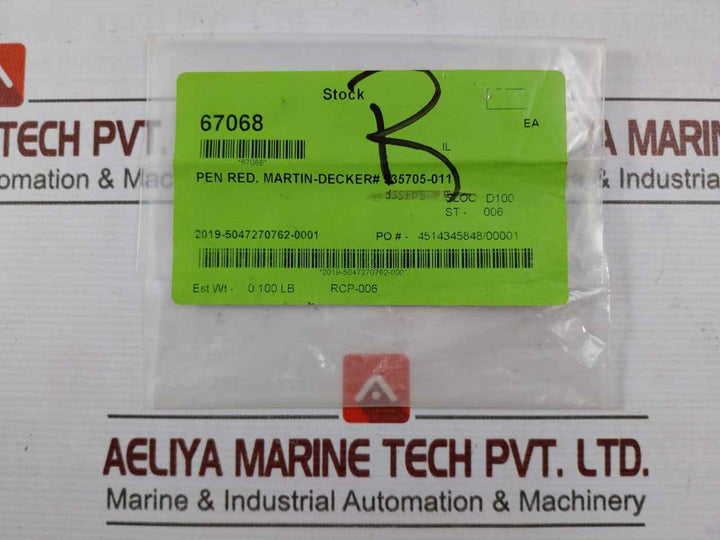 Lot Of 5X Nov 935705-011 Red Ink Pen For Cementing Unit 0.37” Nib 67068