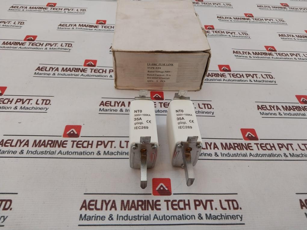 Lot Of 5X NT0 LV-HRC Fuse Link 35A