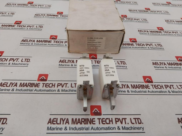 Lot Of 5X NT0 LV-HRC Fuse Link 35A