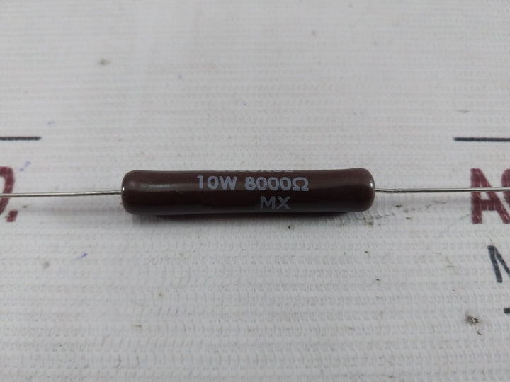 Lot of 5X OHMITE 20J8K0E Wirewound Resistor 8000ohm 10W 5%