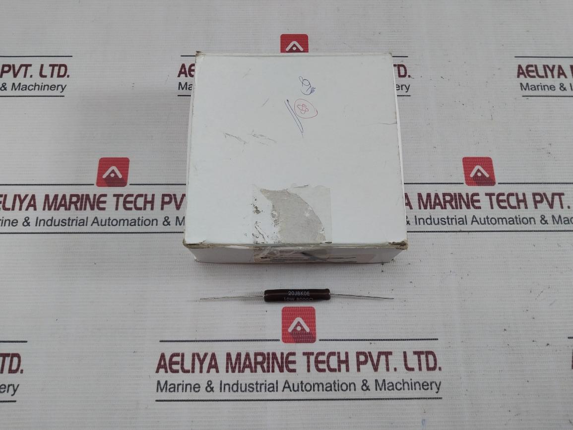 Lot Of 5X Ohmite 20J8K0E Wirewound Resistor 8000 Ω 10W 5%