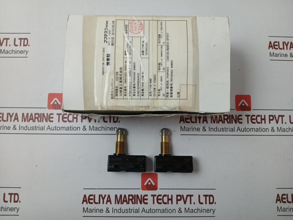 Lot Of 5X Omron Basic Switch Z-15Gq22 480Vac