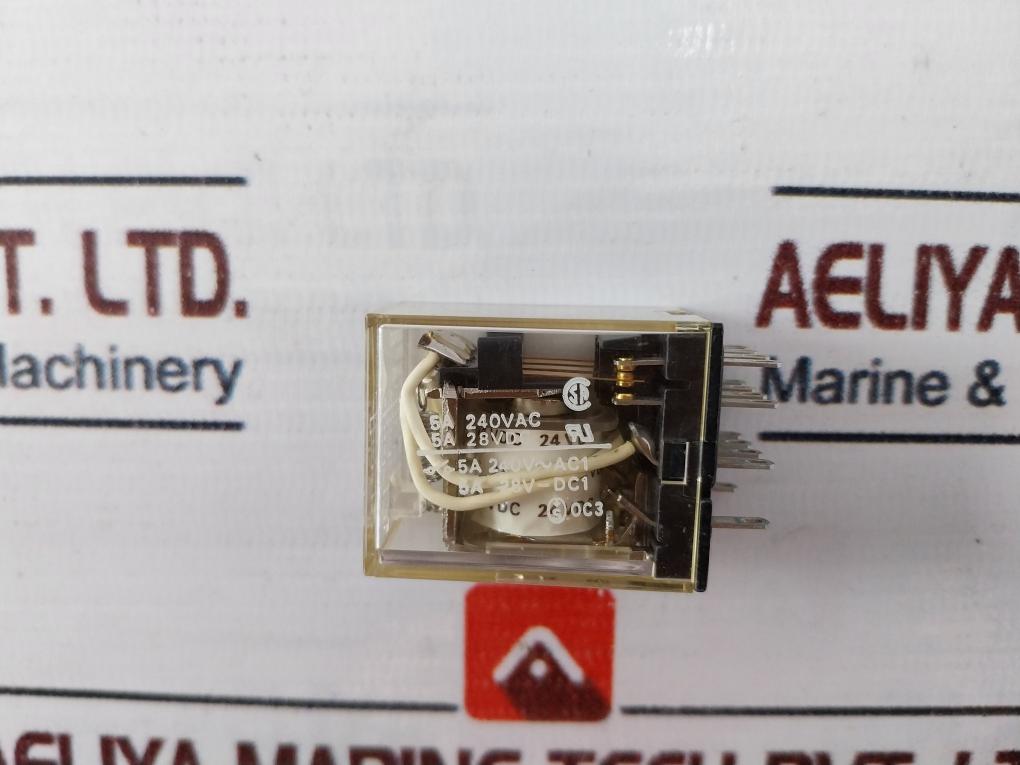 Lot of 4X Omron MY4 Relay 24Vdc