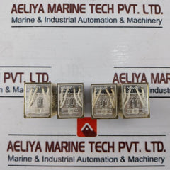 Lot of 4X Omron MY4 Relay 24Vdc