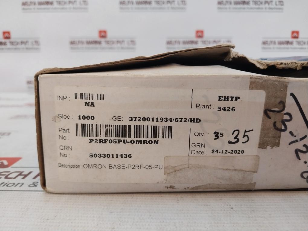 Lot Of 5X Omron P2Rf-05-e Relay Socket 10A 250V 2840Cx