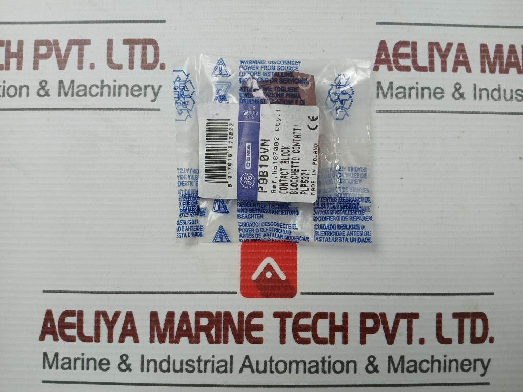 Lot Of 5X P9B10Vn Contact Block General Electric