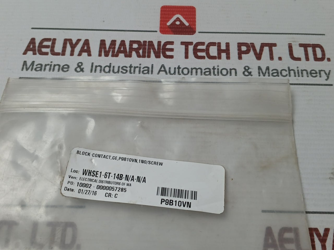 Lot Of 5X P9B10Vn Contact Block General Electric