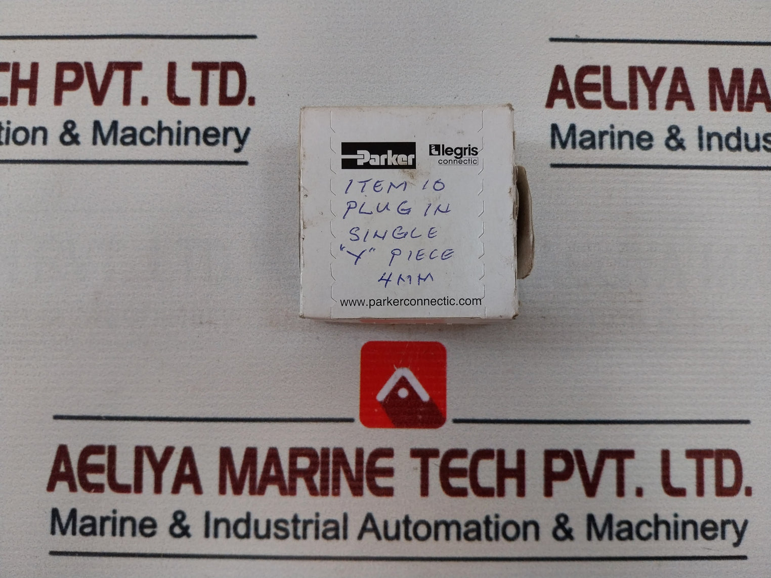 Lot Of 5X Parker 3142 04 00 Legris Plug-in Fittings Y Piece 4Mm X 4Mm