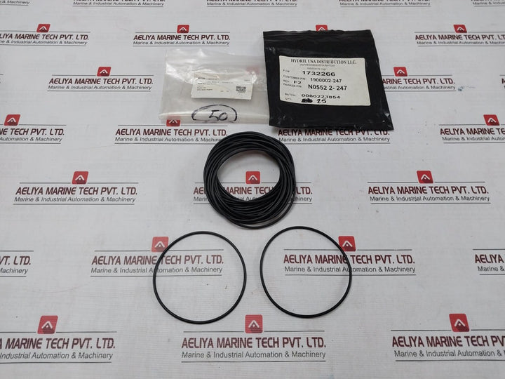 Lot of 5X Parker N0552 2-247 O-Ring GEN-II MUX REV F2