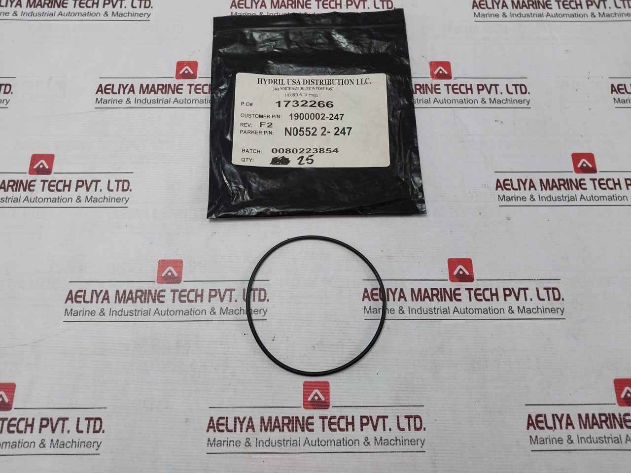 Lot Of 5X Parker N0552 2-247 O-ring Gen-II Mux Rev F2