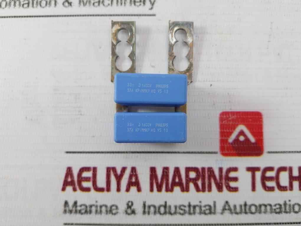 Lot Of 5X Philips 376 Kp/Mmkp Metallized Polypropylene Film Capacitor 1600V