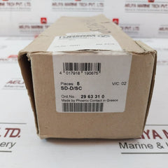 Lot of 5X PHOENIX CONTACT SD-D/SC Make Socket 16A 250V PHX-2963310 EX19