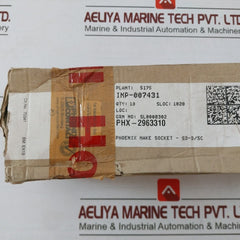 Lot of 5X PHOENIX CONTACT SD-D/SC Make Socket 16A 250V PHX-2963310 EX19
