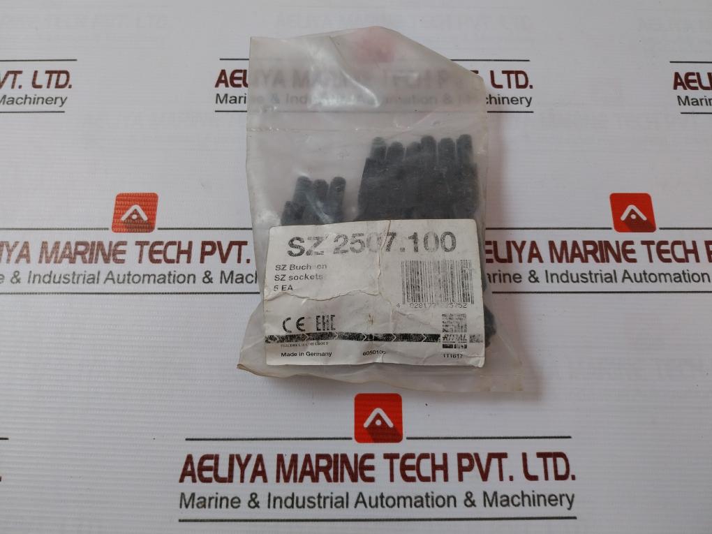 Lot Of 5X Rittal Sz 2507.100 Wiring Socket For Power Supply 20A 2,5 6050100