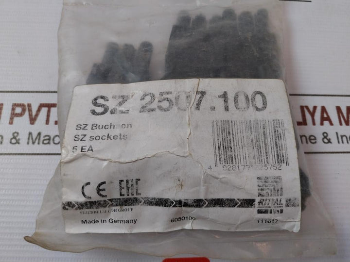 Lot of 5X SZ 2507.100 Wiring Socket For Power Supply 20A 2,5 6050100