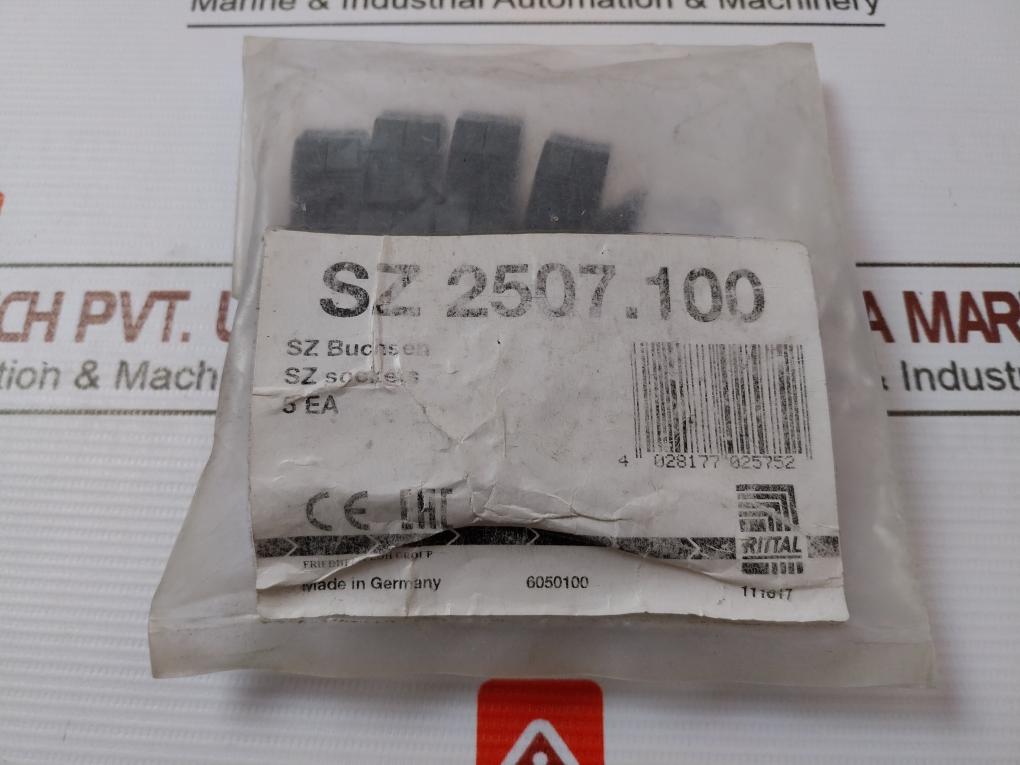 Lot Of 5X Rittal Sz 2507.100 Wiring Socket For Power Supply 20A 2,5 6050100