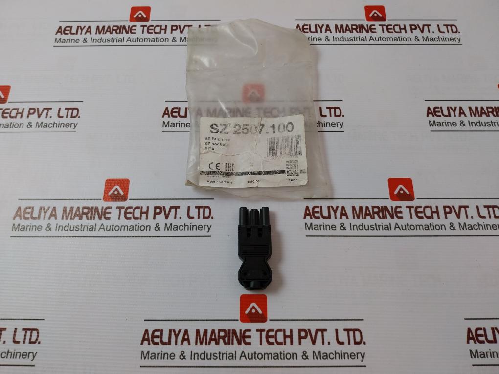 Lot Of 5X Rittal Sz 2507.100 Wiring Socket For Power Supply 20A 2,5 6050100