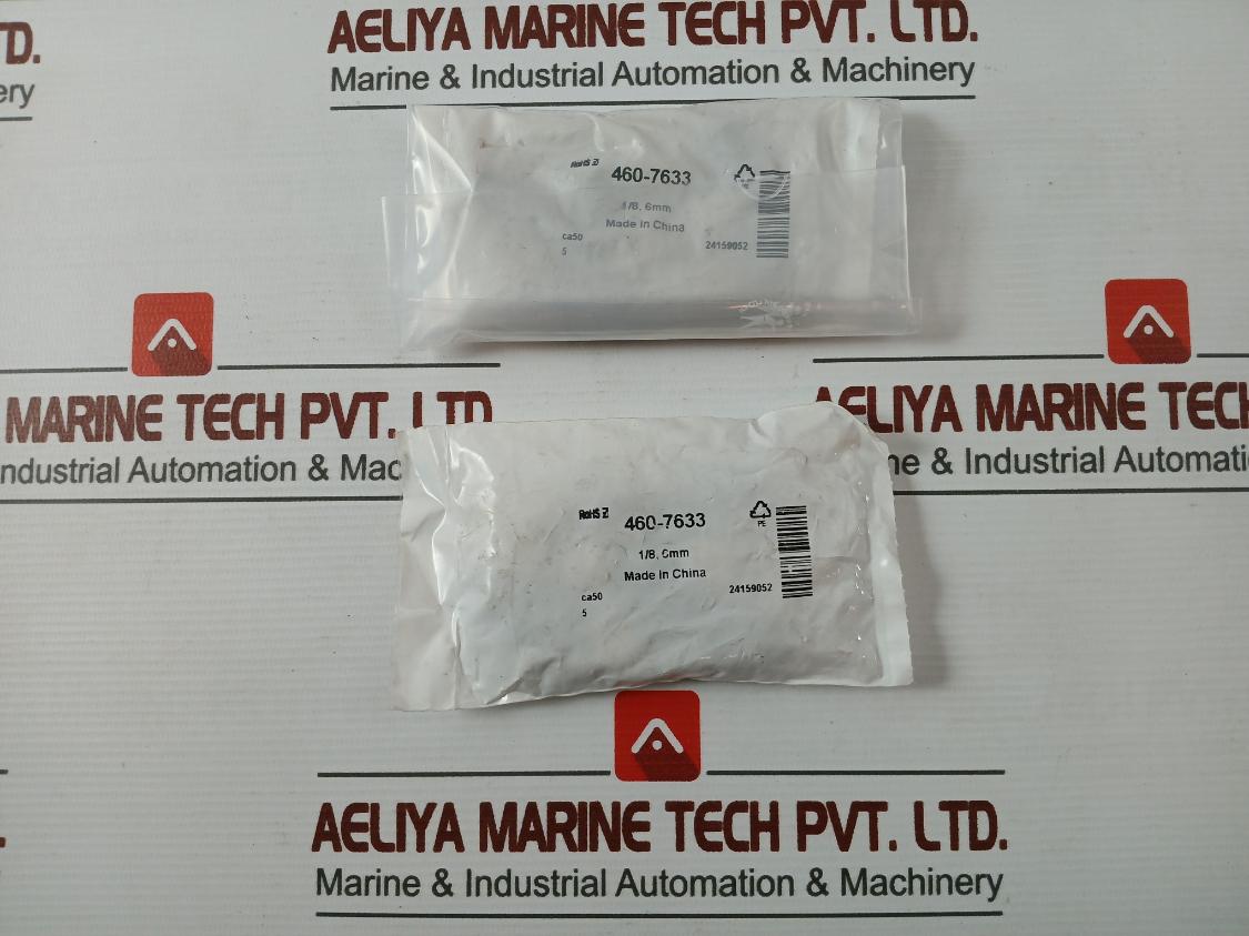 Lot of 5X RS 460-7633 Pneumatic Push to Connect Air Fitting 1/8