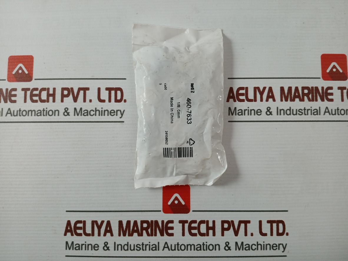 Lot of 5X RS 460-7633 Pneumatic Push to Connect Air Fitting 1/8