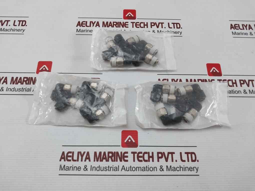 Lot Of 5X Rs 460-7649 Legris Pneumatic Fitting 6Mm X 1/4