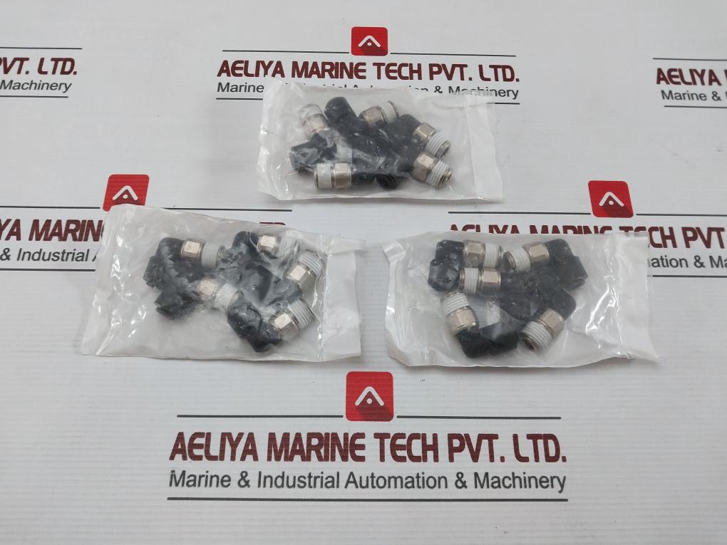 Lot Of 5X Rs 460-7649 Legris Pneumatic Fitting 6Mm X 1/4