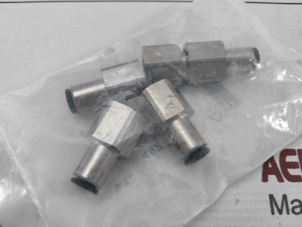 Lot Of 5X Rs 492-8520 Legris Pneumatic Fitting 6Mm X 1/4 Bspp