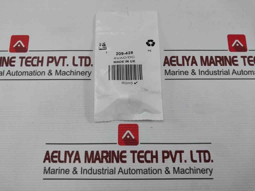 Lot Of 5X Rs Pro 209-428 White Led Indicator Lamp 6Vac/Dc