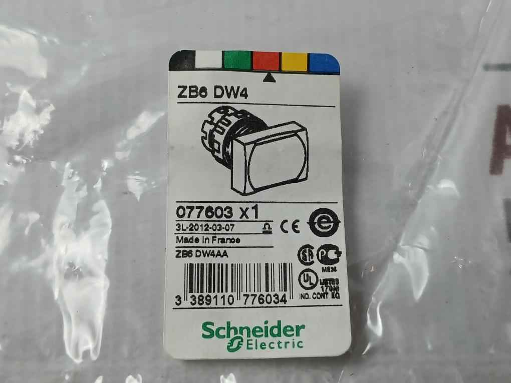 Lot Of 5X Schneider Electric Zb6 Dw4 On/Off Red Push Button Switch 16 Mm