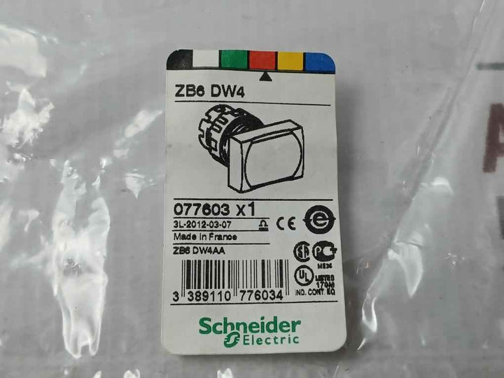 Lot Of 5X Schneider Electric Zb6 Dw4 On/Off Red Push Button Switch 16 Mm