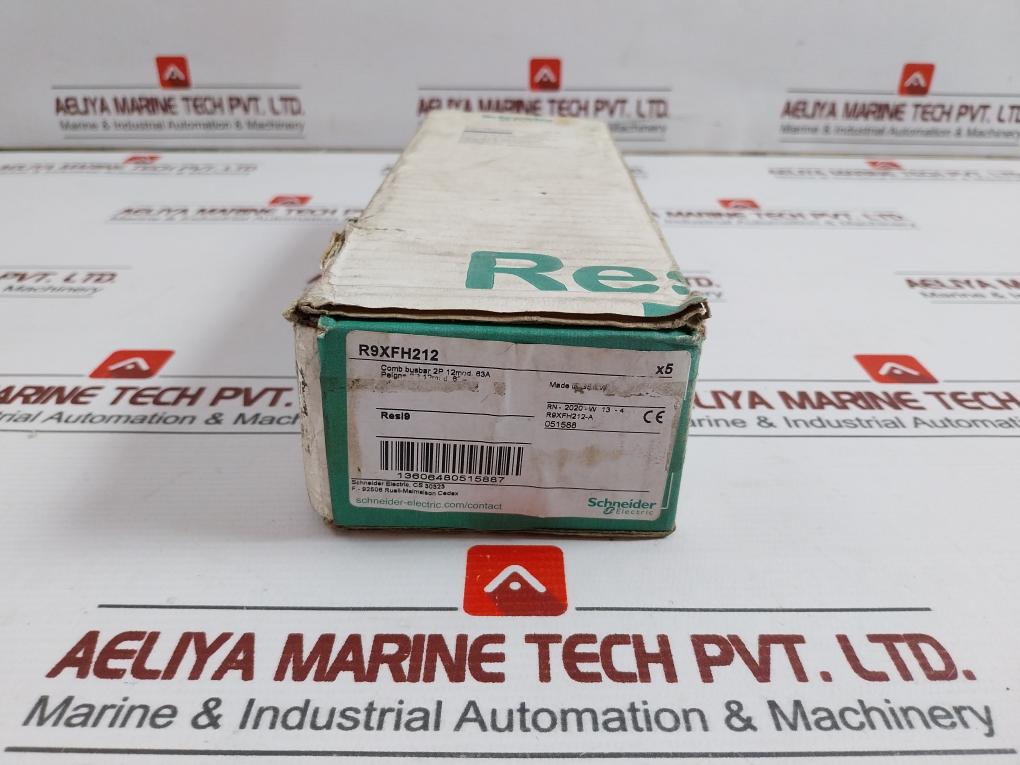 Lot of 5X SCHNEIDER R9XFH212 Comb Busbar 500V/63A