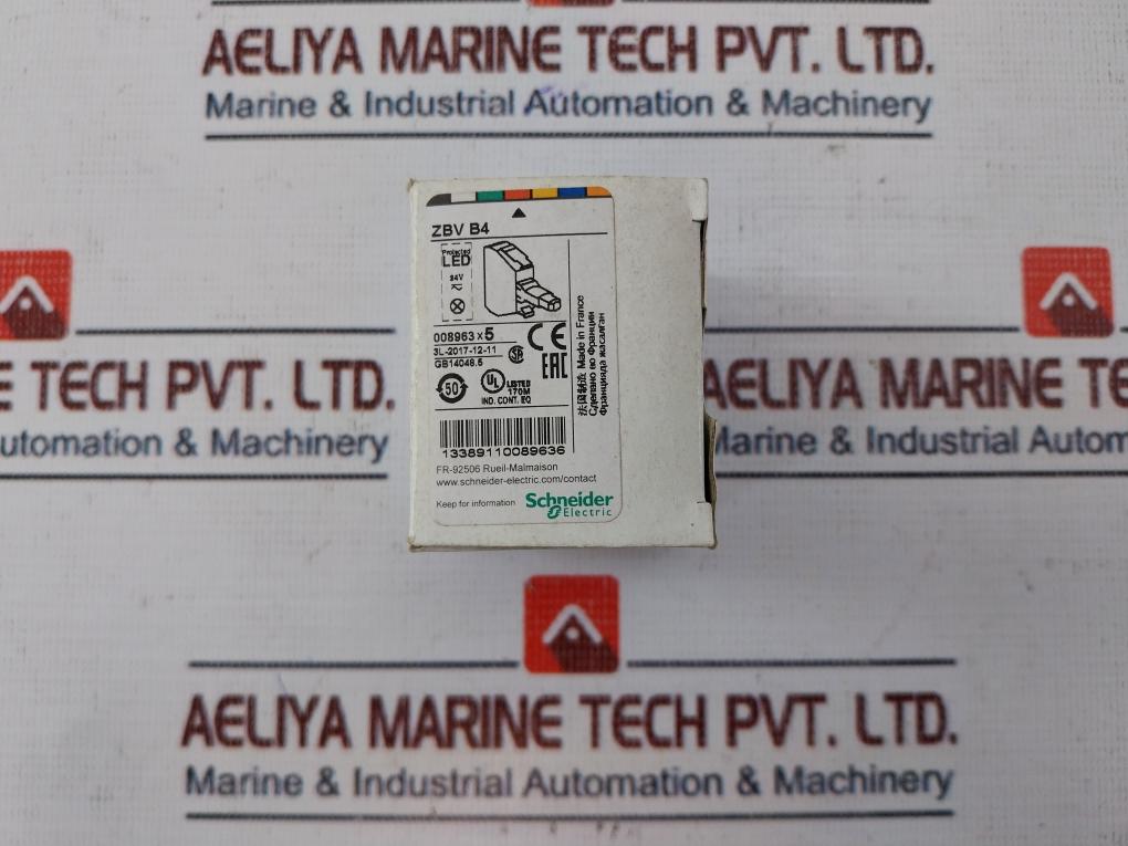 Lot of 5X Schneider ZBV-B4 Light Block