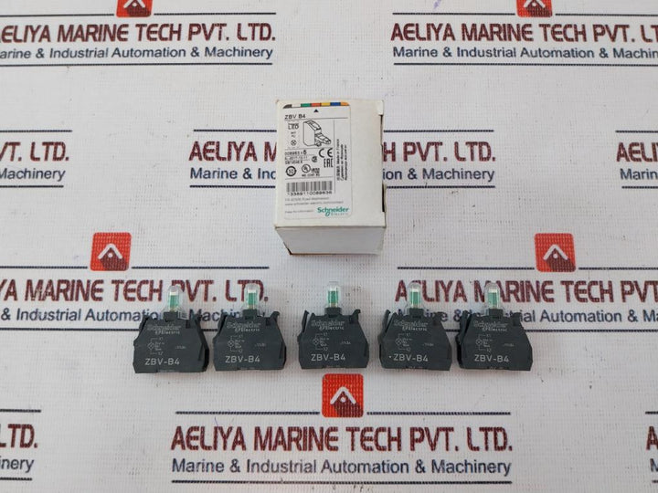 Lot of 5X Schneider ZBV-B4 Light Block