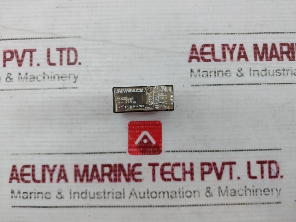 Lot Of 5X Schrack Rp 420024 Power Relay 24V 10A/250Vac