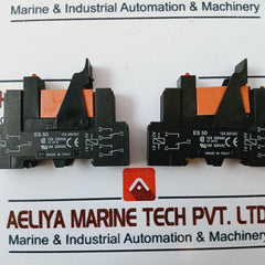 Lot of 5X Schrack RT424524 Relay With Base ES 50 10-12A 300Va