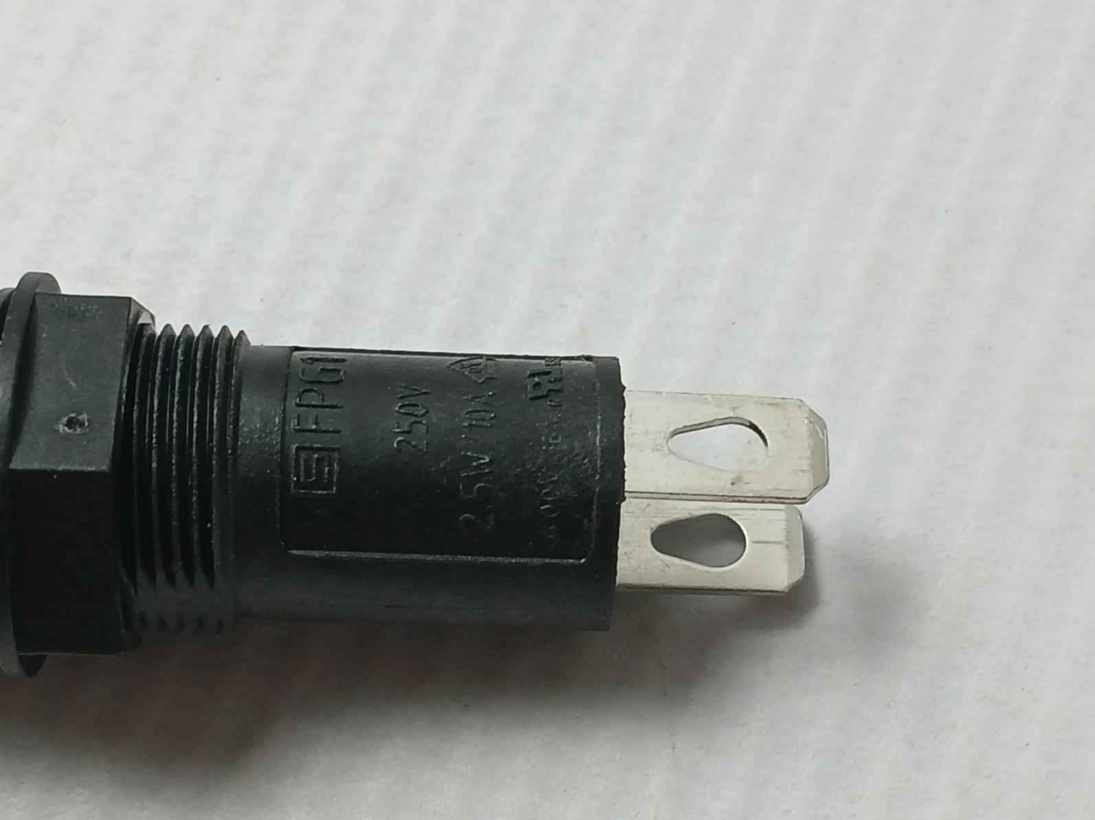 Lot Of 5X Schurter Fpg1 Fuse Support Holder 2,5W/10A 400V