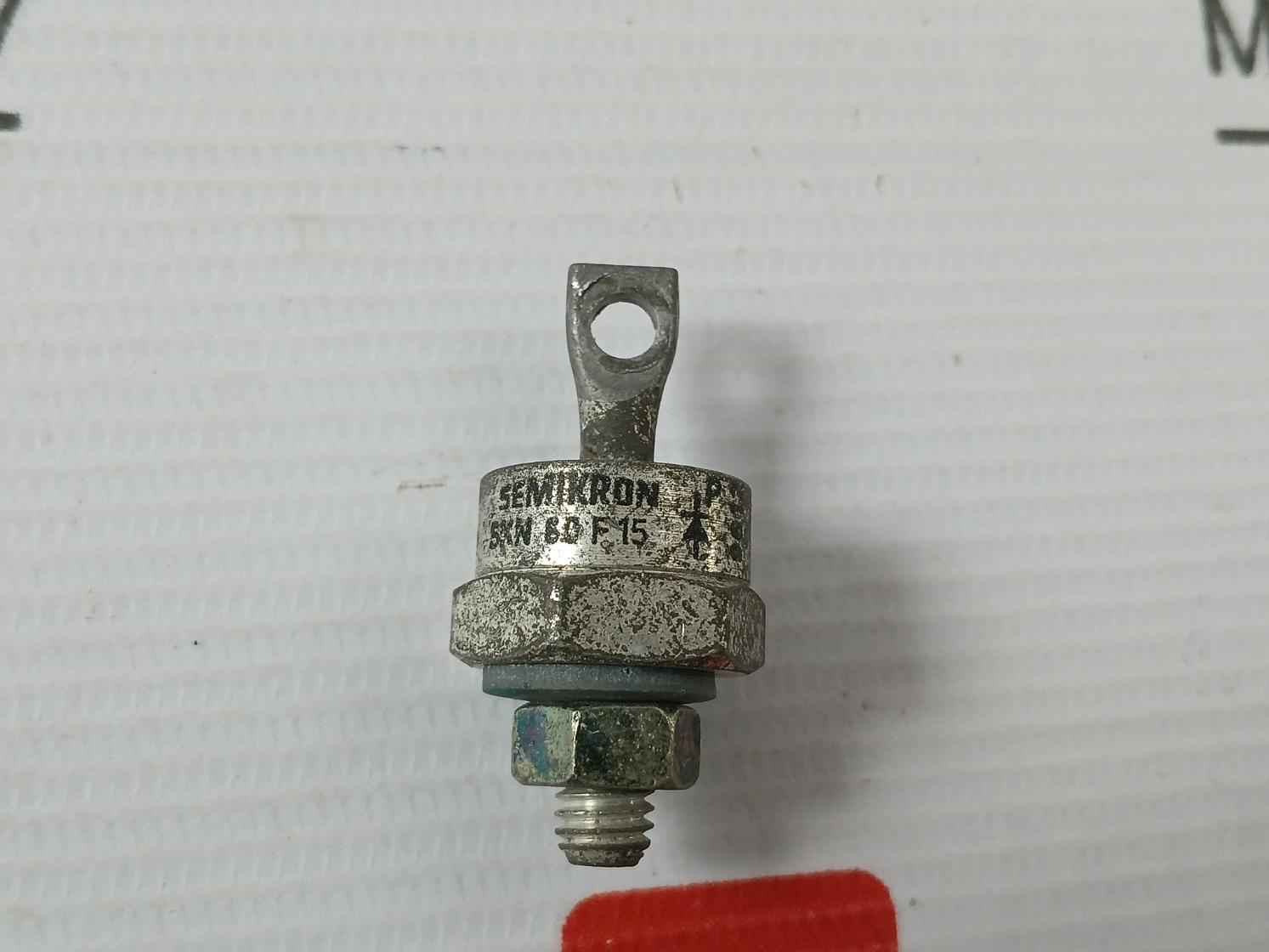 Lot Of 5X Semikron Skn 60 F 15 Rectifier Stud Diode