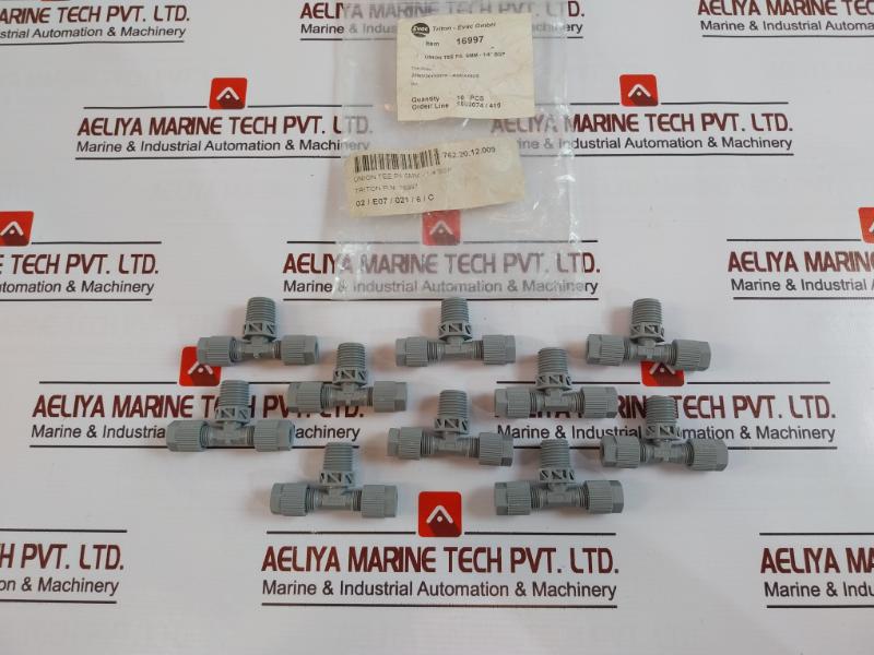 Lot Of 5X Serto 6-1/4-6 Male Adaptor Tee Union 762.20.12.009 16997