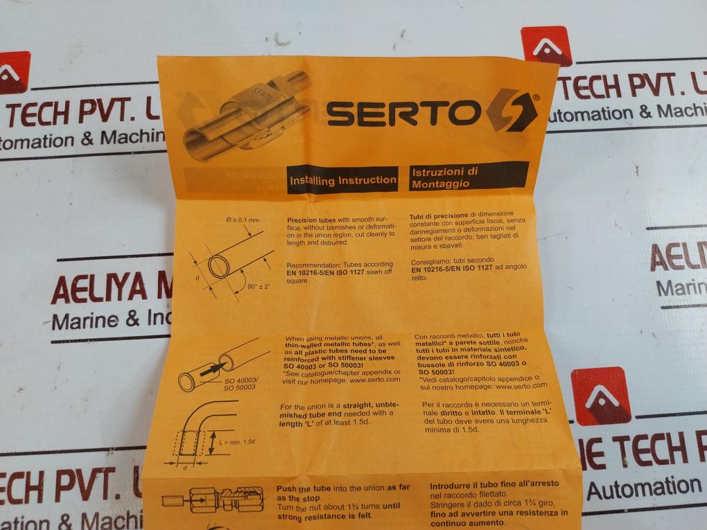 Lot Of 5X Serto 6-1/4 Male Adaptor Elbow Union 1503074