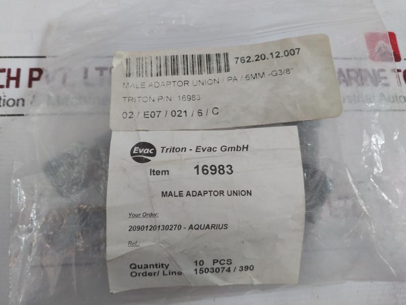 Lot of 5X SERTO 6-3/8 Male Adapter Union 16983