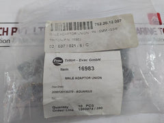 Lot of 5X SERTO 6-3/8 Male Adapter Union 16983